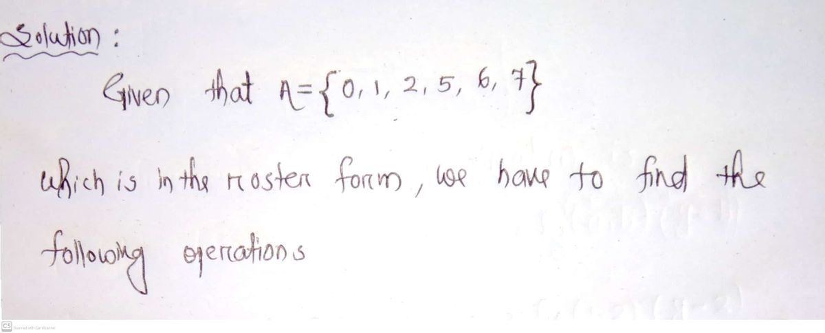 Advanced Math homework question answer, step 1, image 1