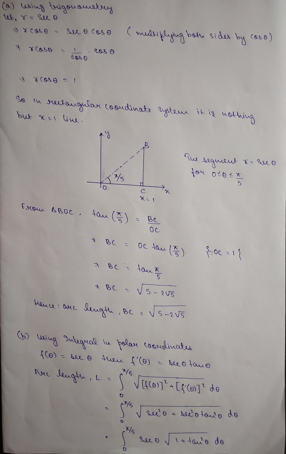 Calculus homework question answer, step 1, image 1