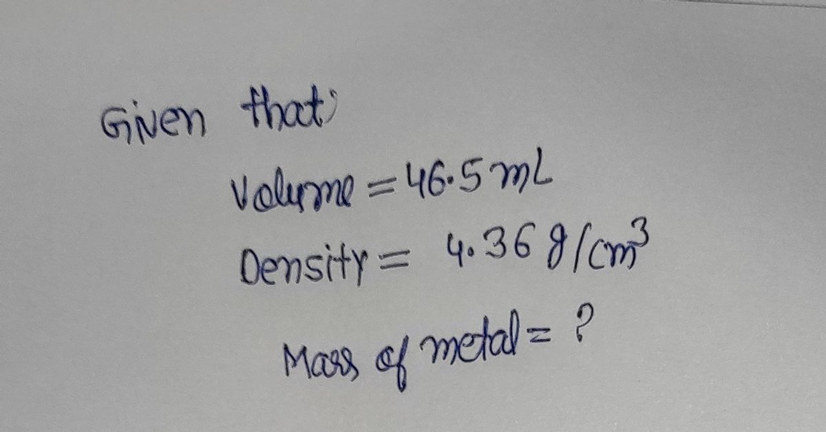 Chemistry homework question answer, step 1, image 1