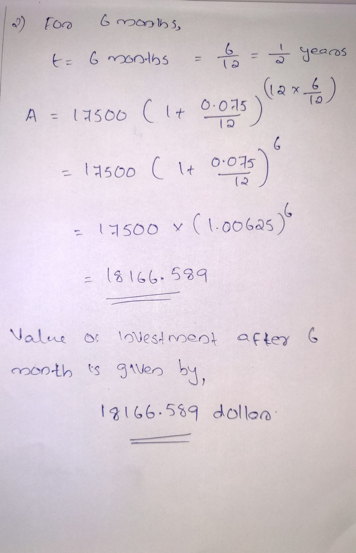 Algebra homework question answer, step 2, image 1