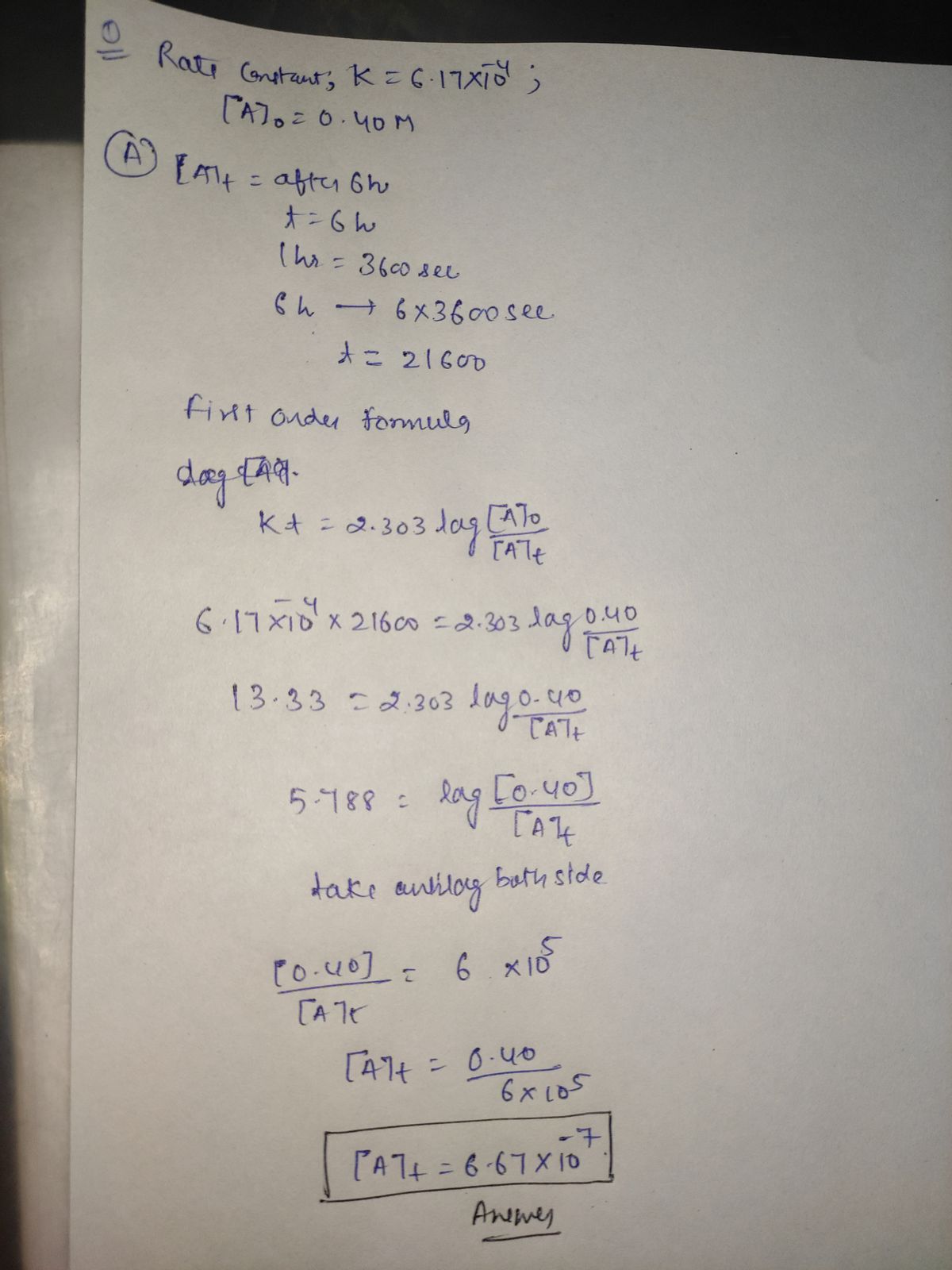 Chemistry homework question answer, step 1, image 1