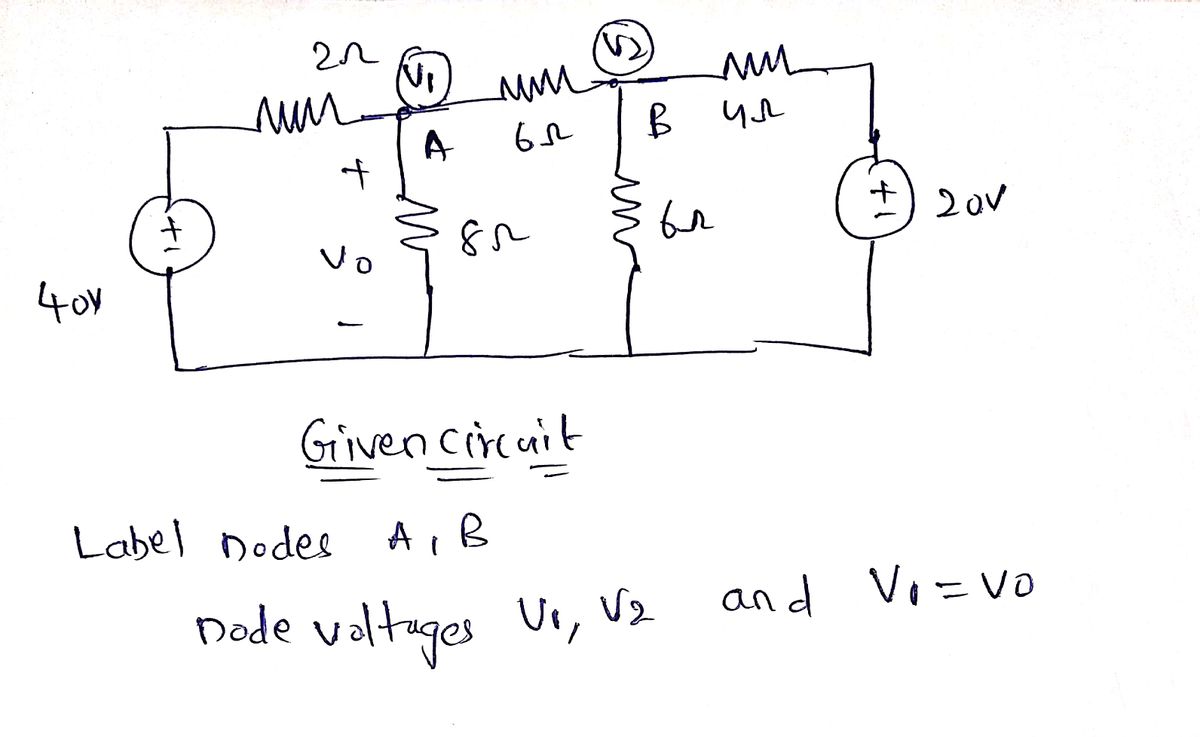 Electrical Engineering homework question answer, step 1, image 1