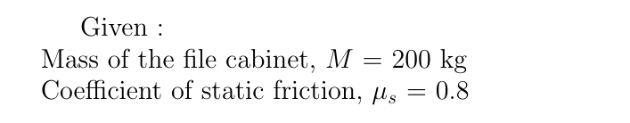 Physics homework question answer, step 1, image 1