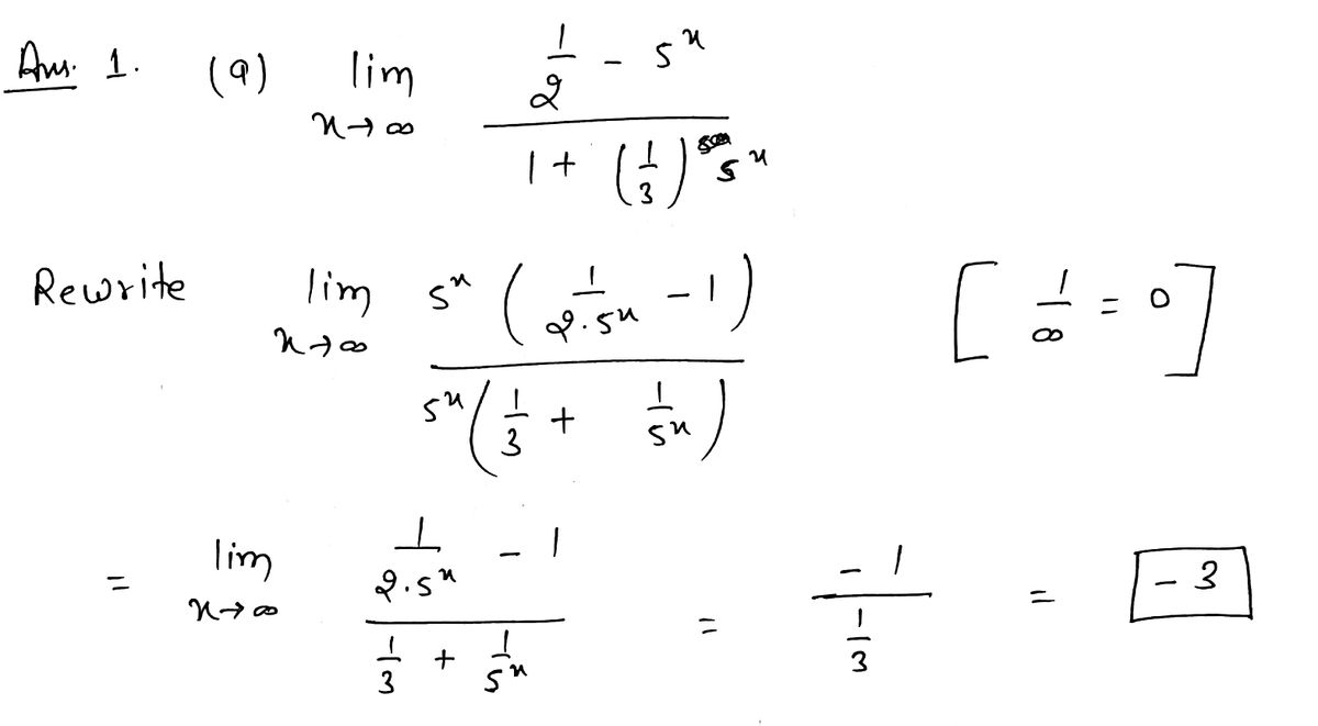 Calculus homework question answer, step 1, image 1