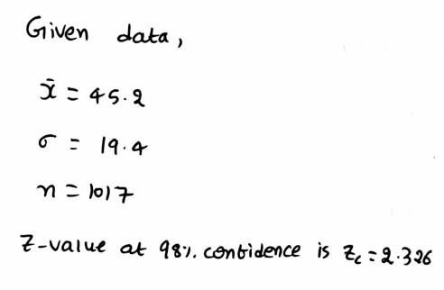 Statistics homework question answer, step 1, image 1