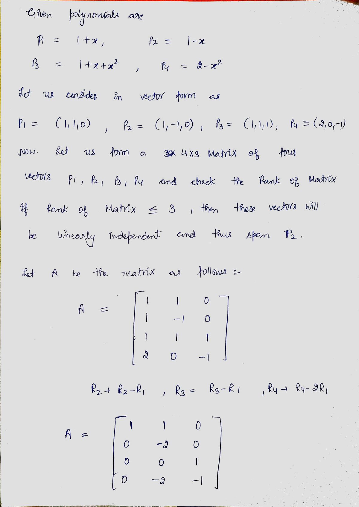 Advanced Math homework question answer, step 1, image 1