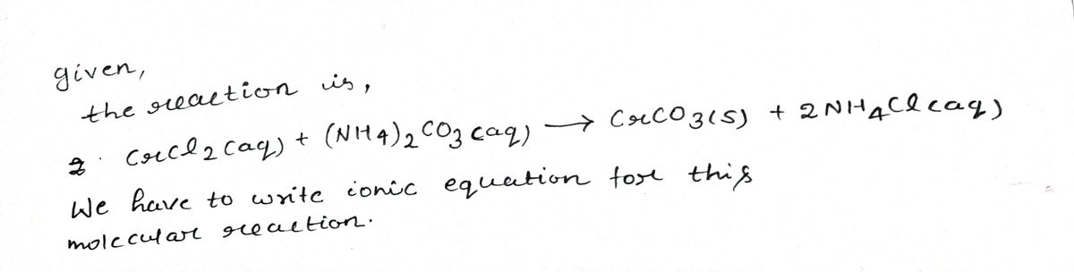 Chemistry homework question answer, step 1, image 1