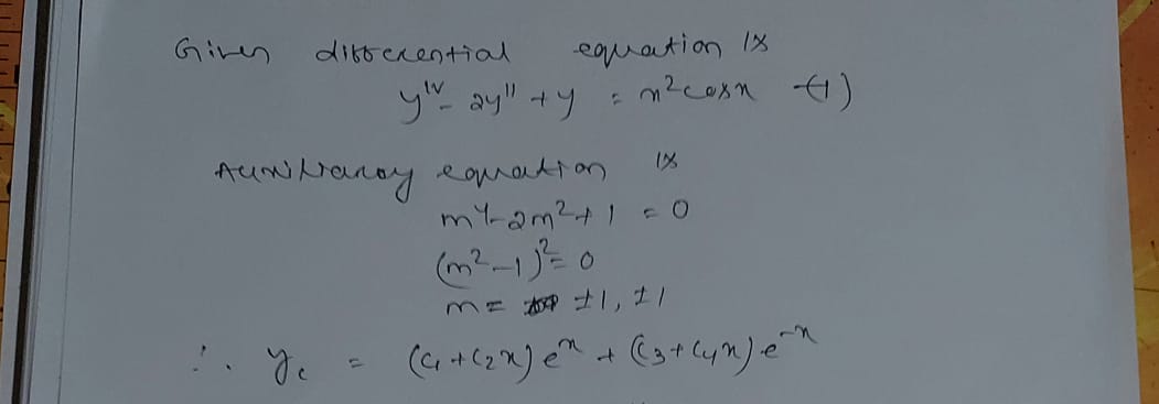 Advanced Math homework question answer, step 1, image 1