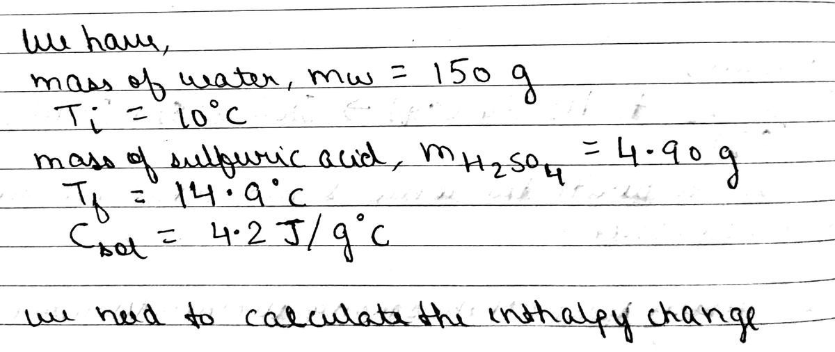 Chemistry homework question answer, step 1, image 1