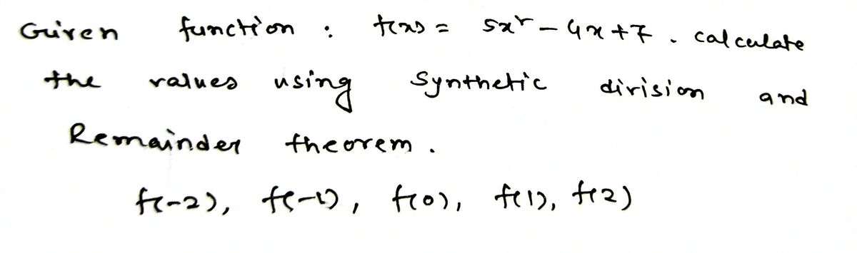 Algebra homework question answer, step 1, image 1