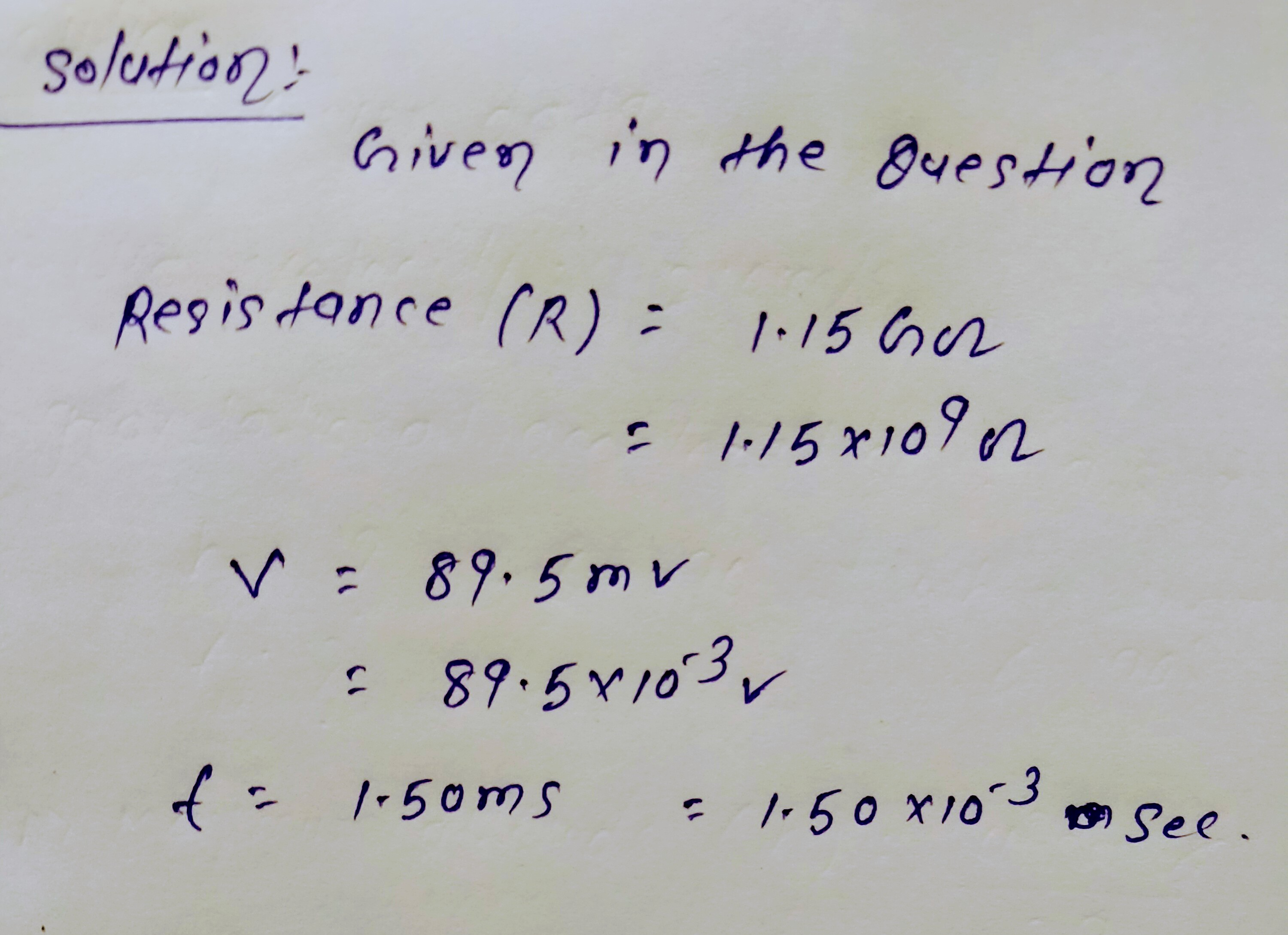 Physics homework question answer, step 1, image 1