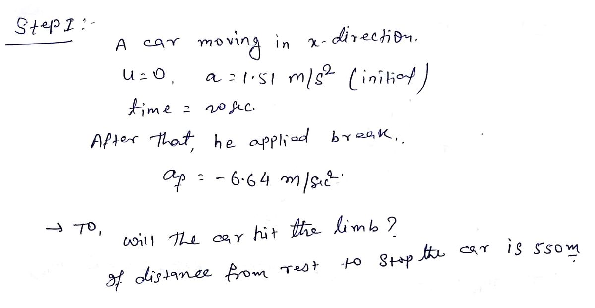 Physics homework question answer, step 1, image 1