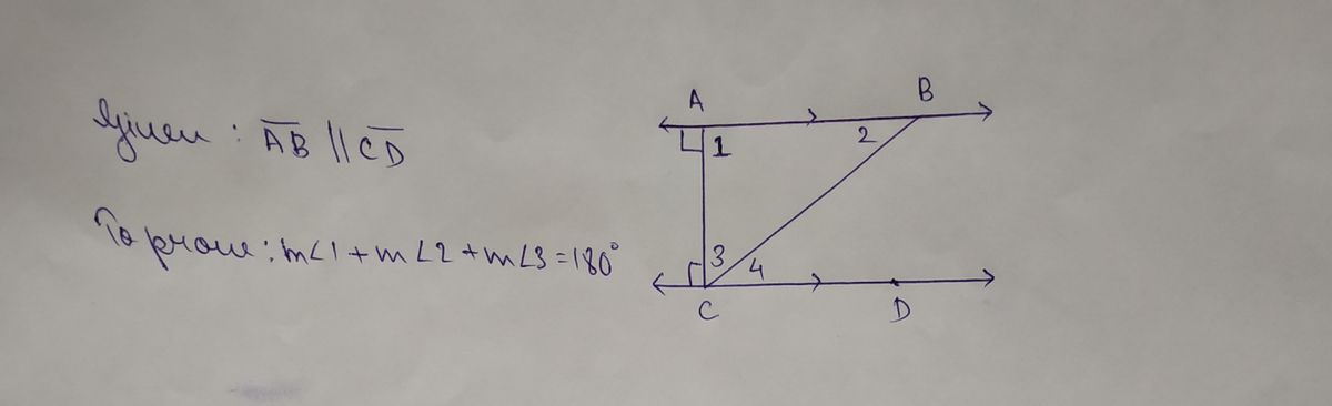 Geometry homework question answer, step 1, image 1