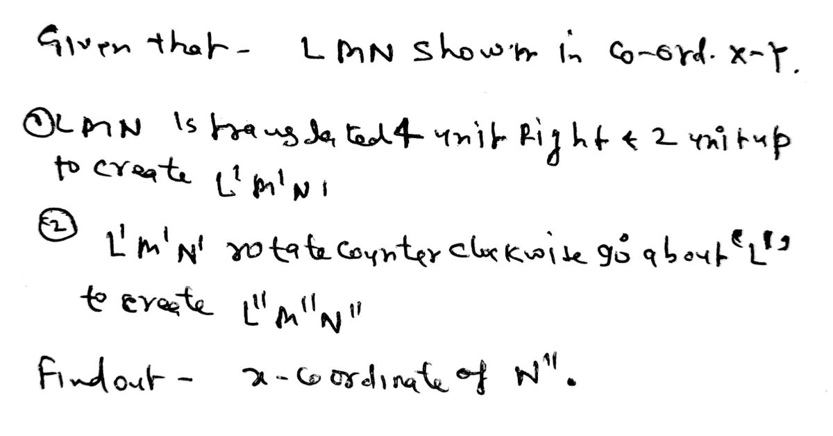 Geometry homework question answer, step 1, image 1