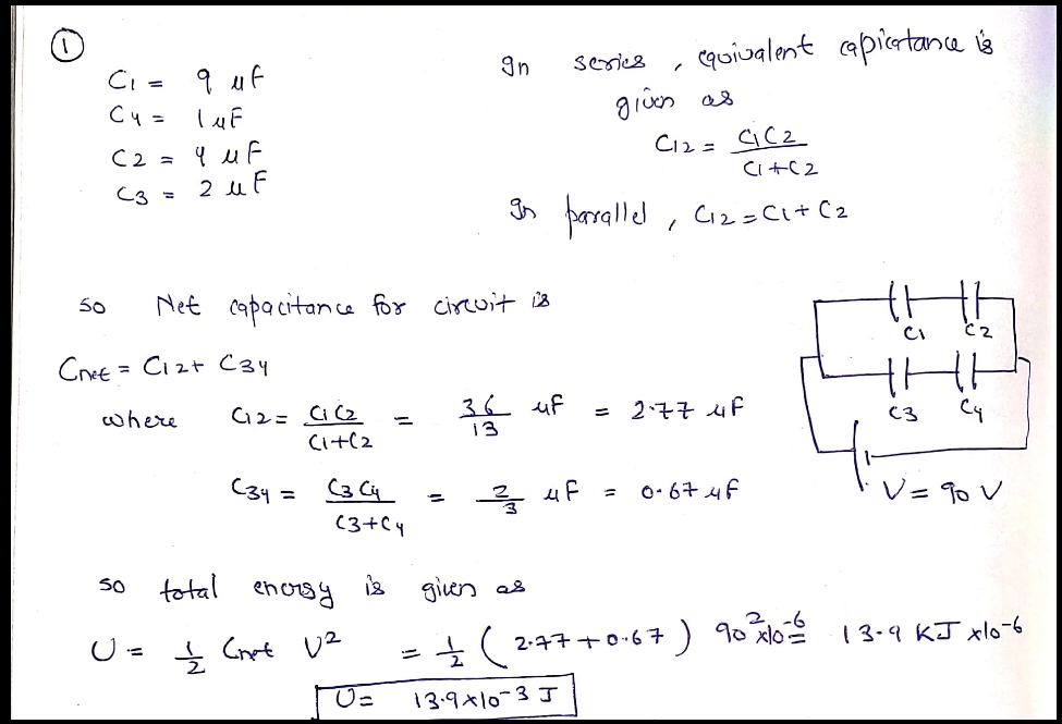 Physics homework question answer, step 1, image 1