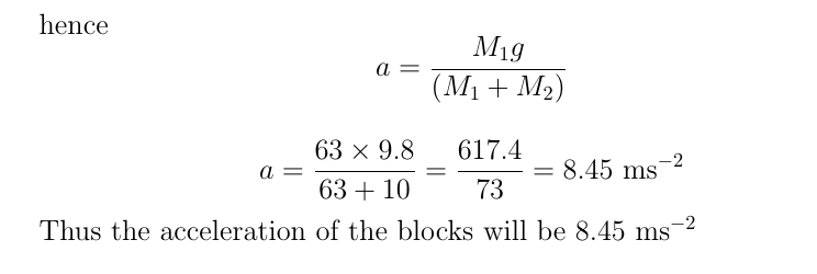 Solved . As shown in the figure, a 10-kg block on a