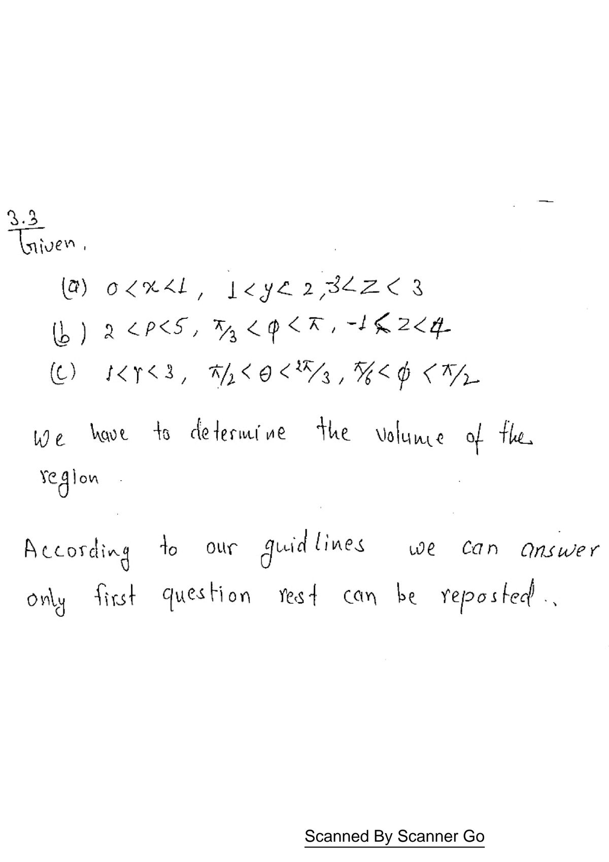 Calculus homework question answer, step 1, image 1