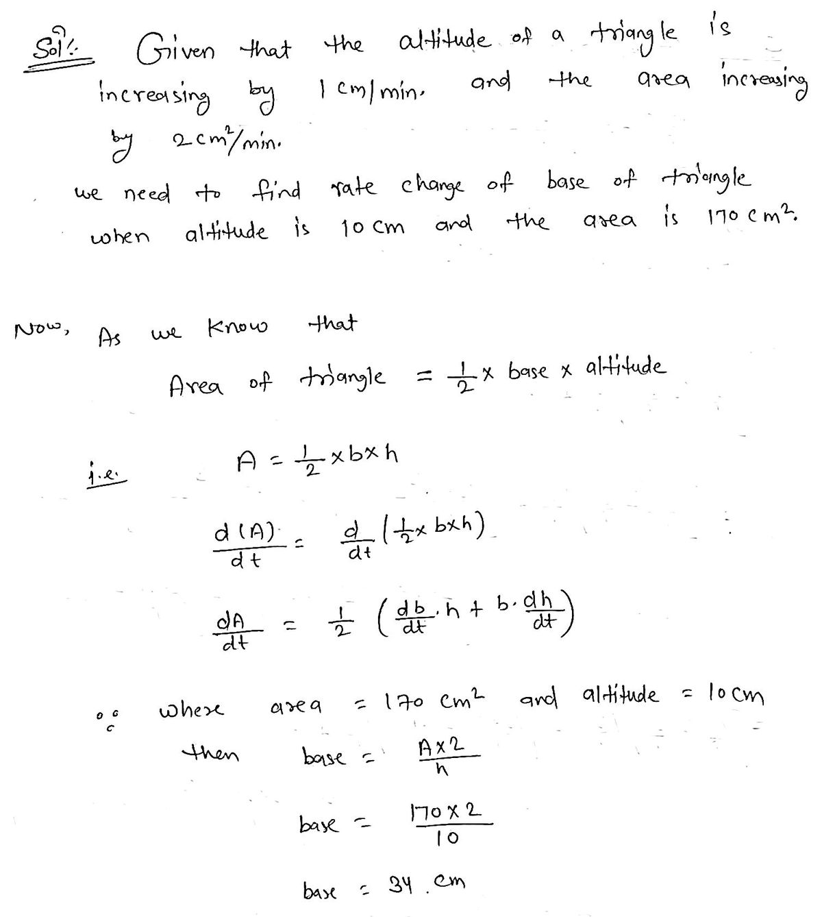 Calculus homework question answer, step 1, image 1