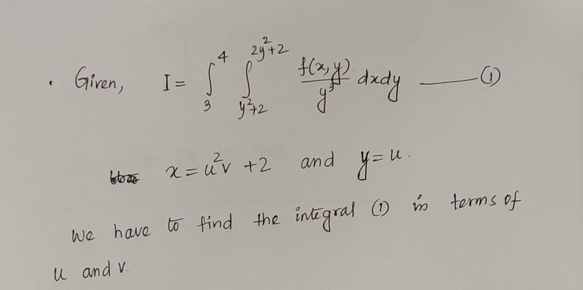 Advanced Math homework question answer, step 1, image 1