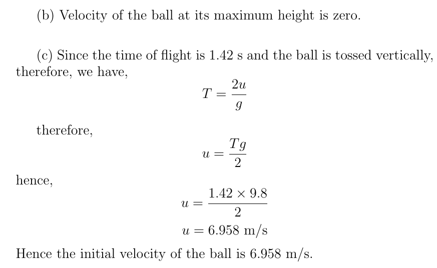 Physics homework question answer, step 2, image 1