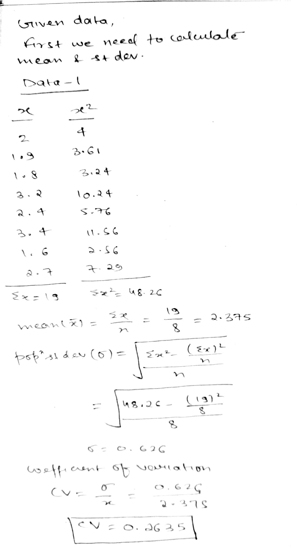 Statistics homework question answer, step 1, image 1