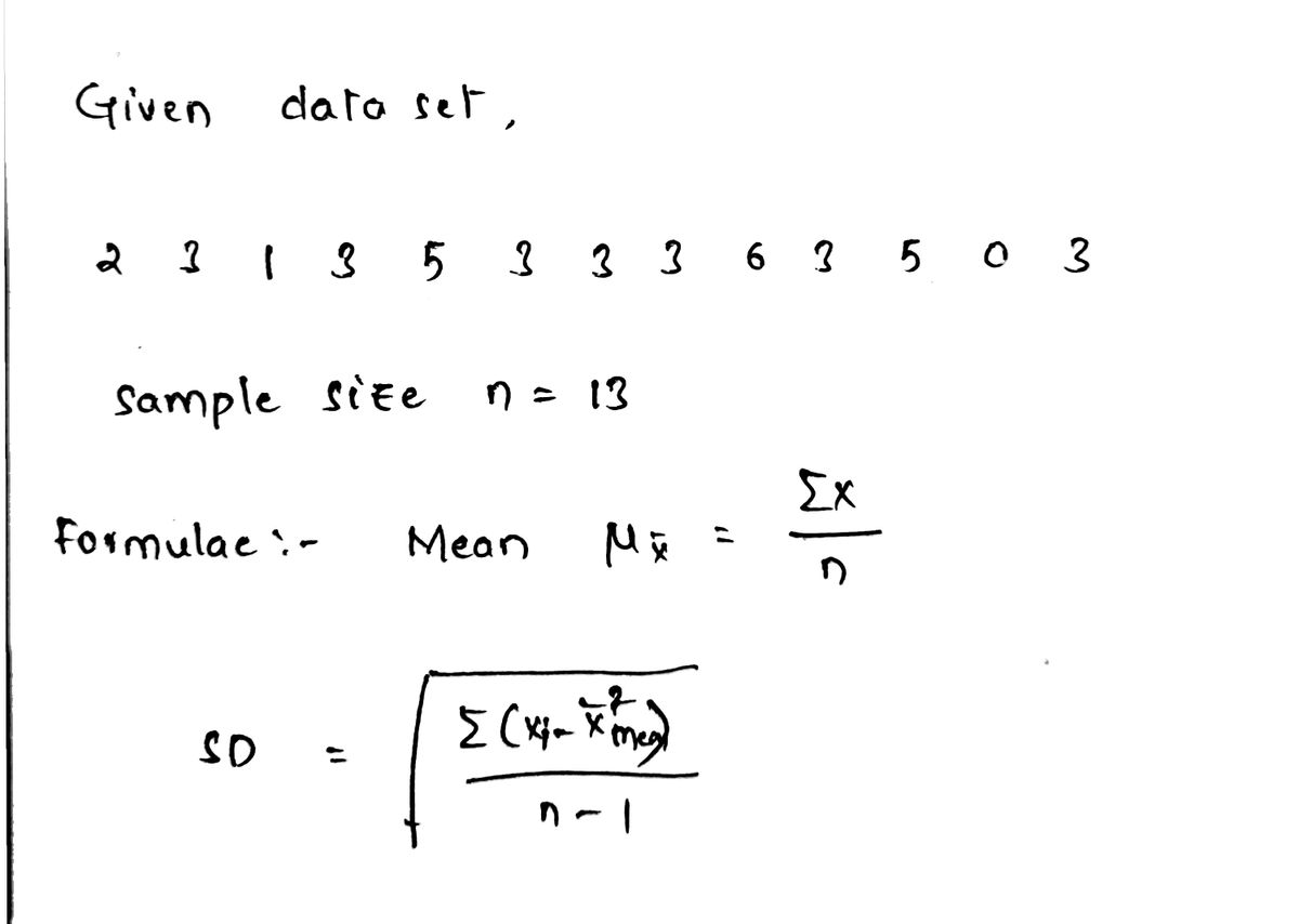 Statistics homework question answer, step 1, image 1