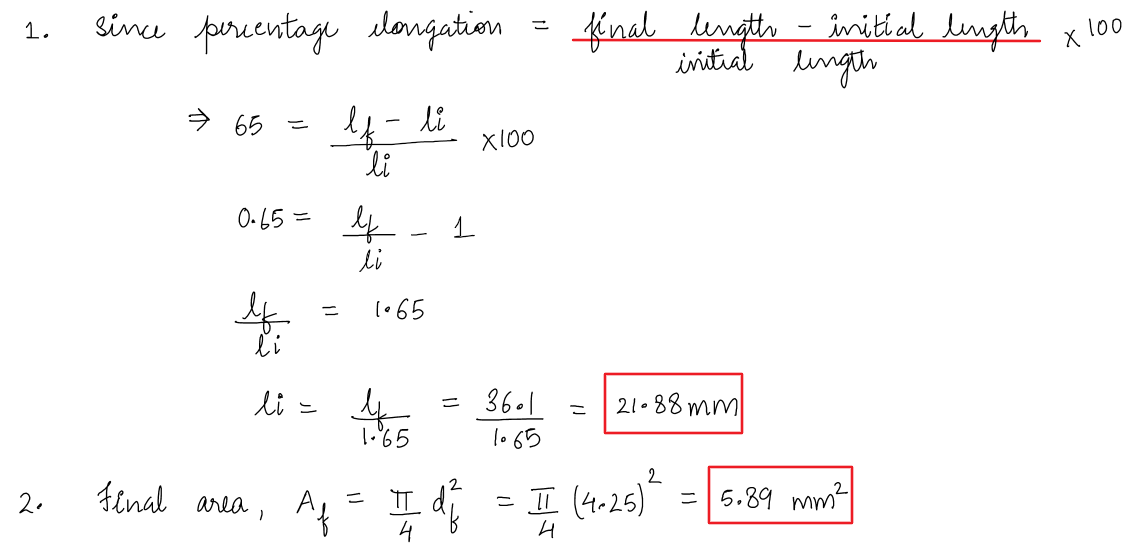 Mechanical Engineering homework question answer, step 2, image 1