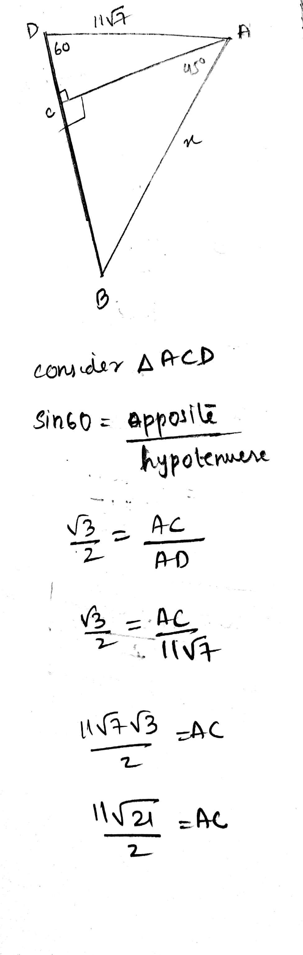 Geometry homework question answer, step 1, image 1