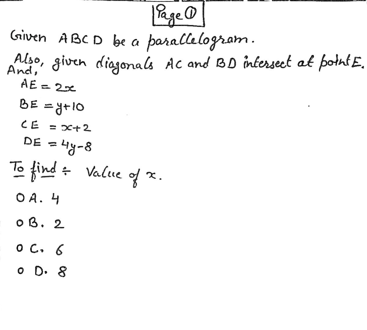 Geometry homework question answer, step 1, image 1