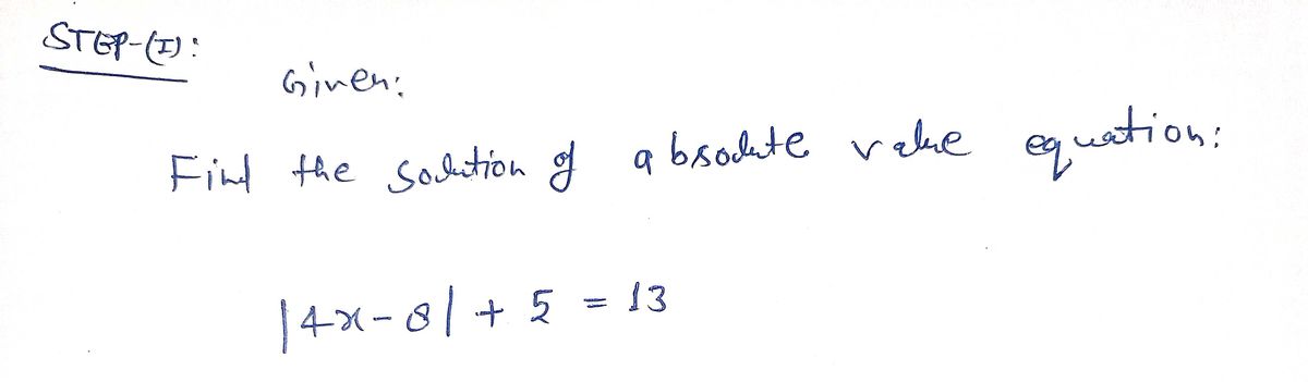 Algebra homework question answer, step 1, image 1