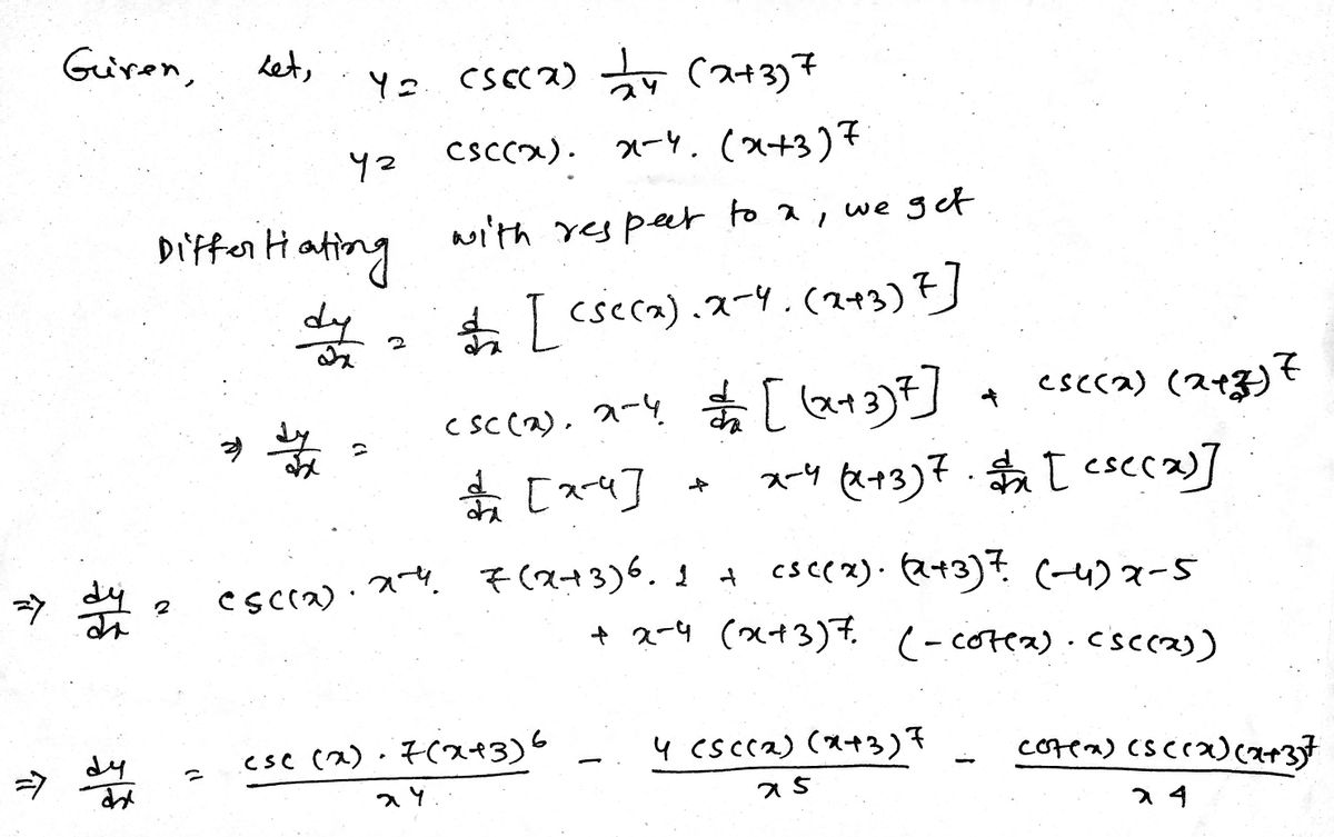 Calculus homework question answer, step 1, image 1