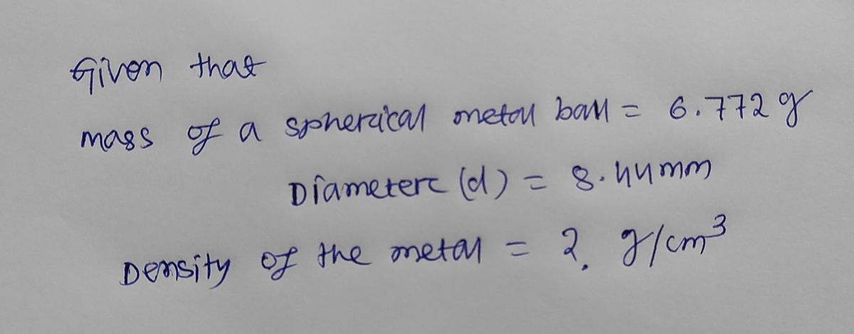 Chemistry homework question answer, step 1, image 1