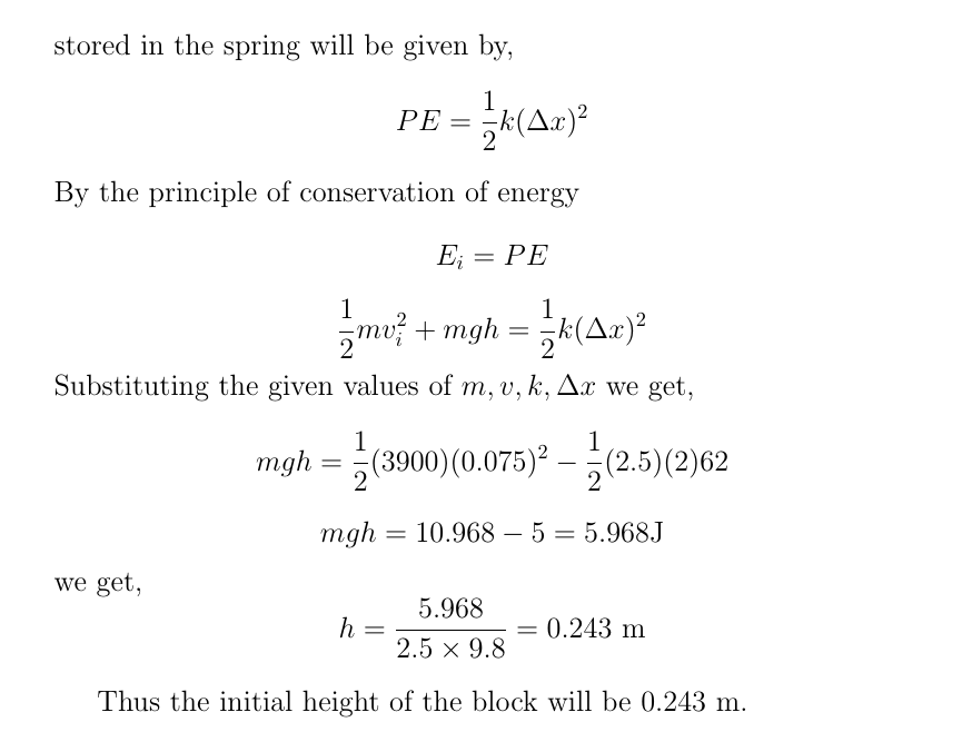 Physics homework question answer, step 3, image 1