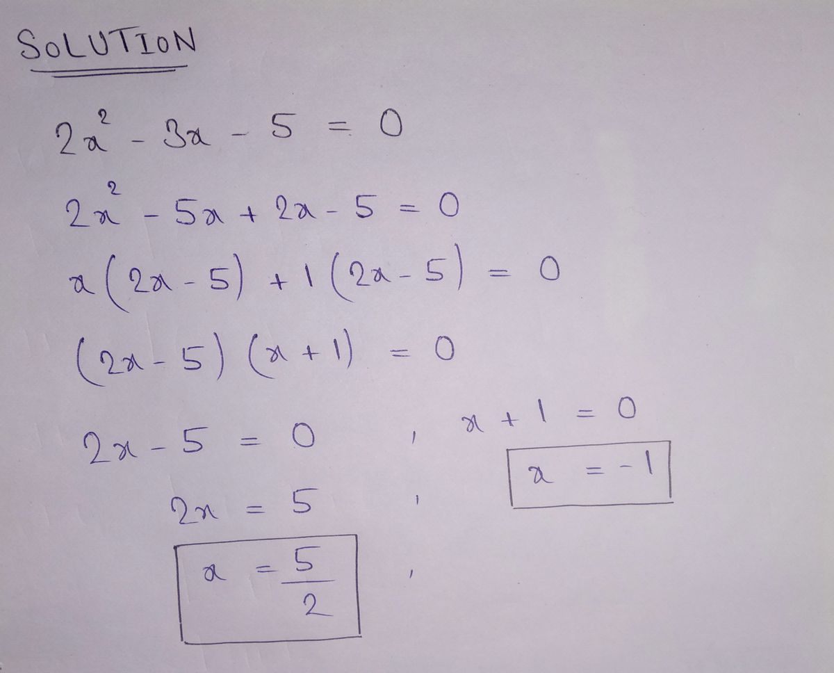 Algebra homework question answer, step 1, image 1