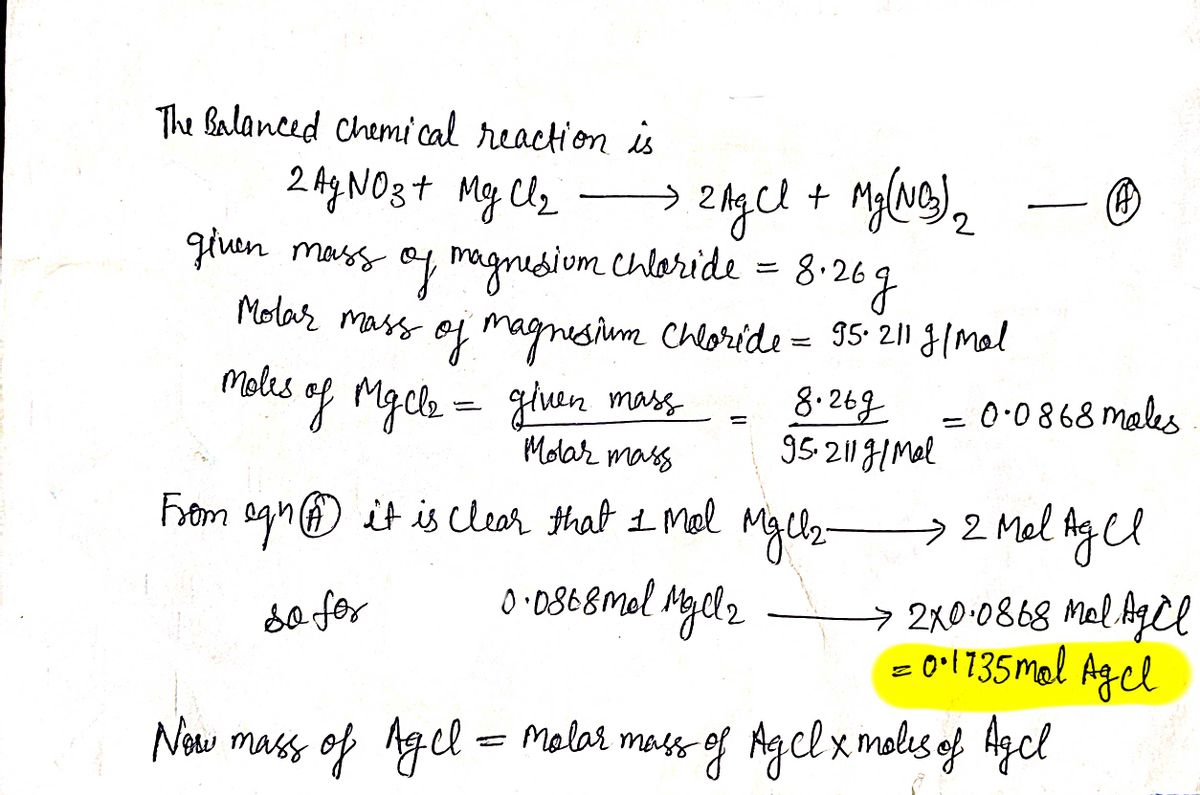 Chemistry homework question answer, step 1, image 1