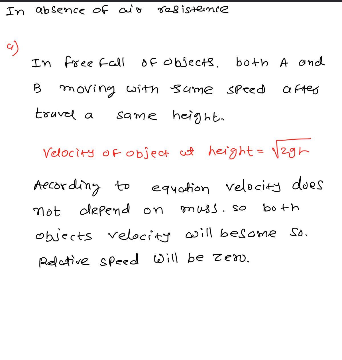 Physics homework question answer, step 1, image 1