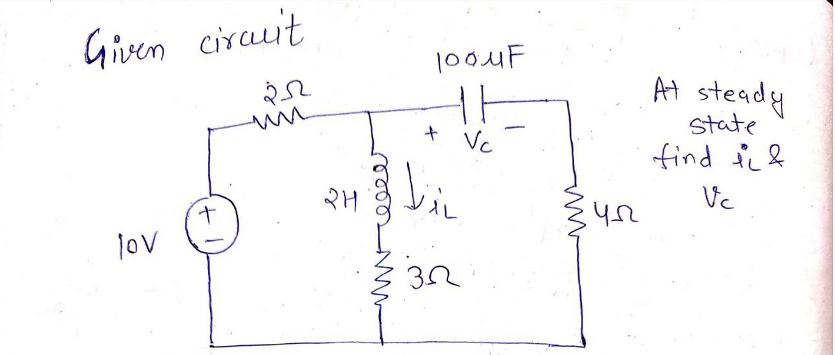 Electrical Engineering homework question answer, step 1, image 1