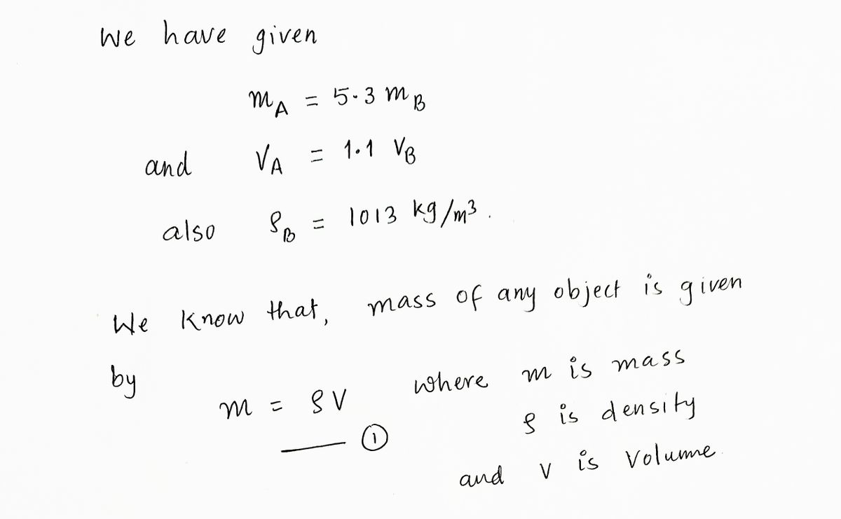 Physics homework question answer, step 1, image 1