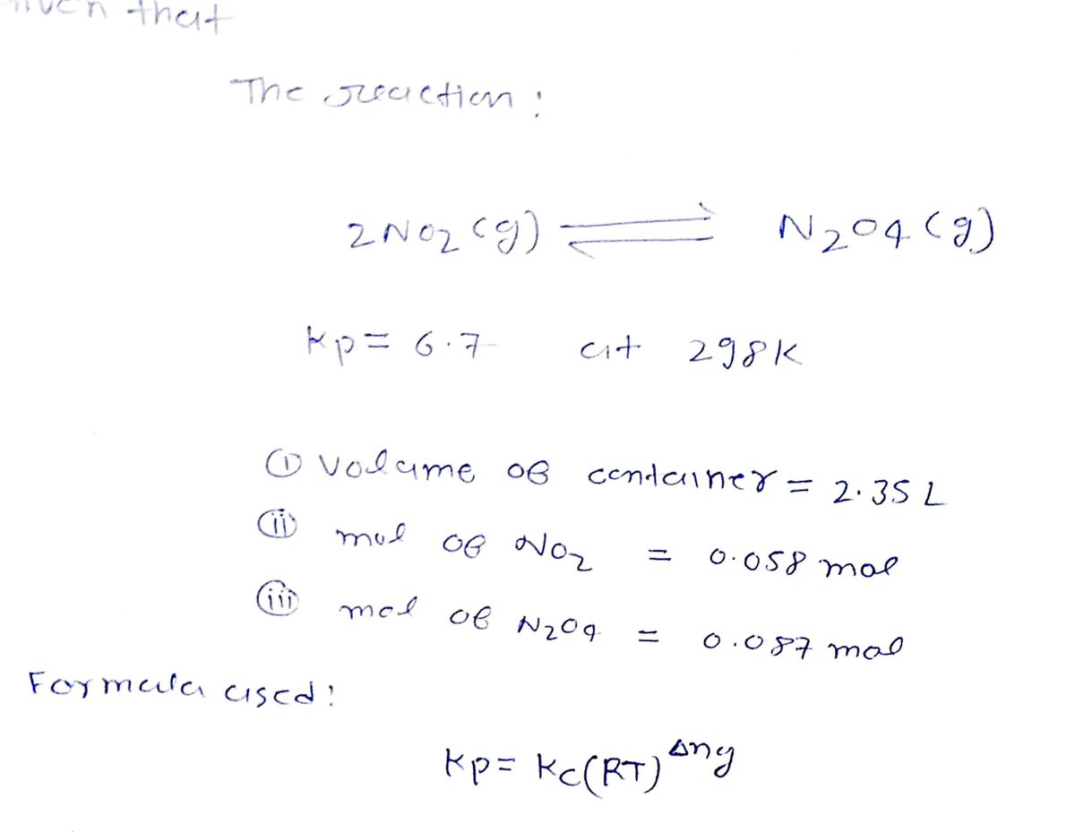 Chemistry homework question answer, step 1, image 1