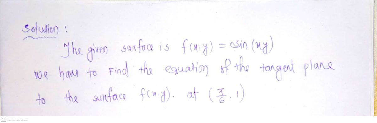 Advanced Math homework question answer, step 1, image 1