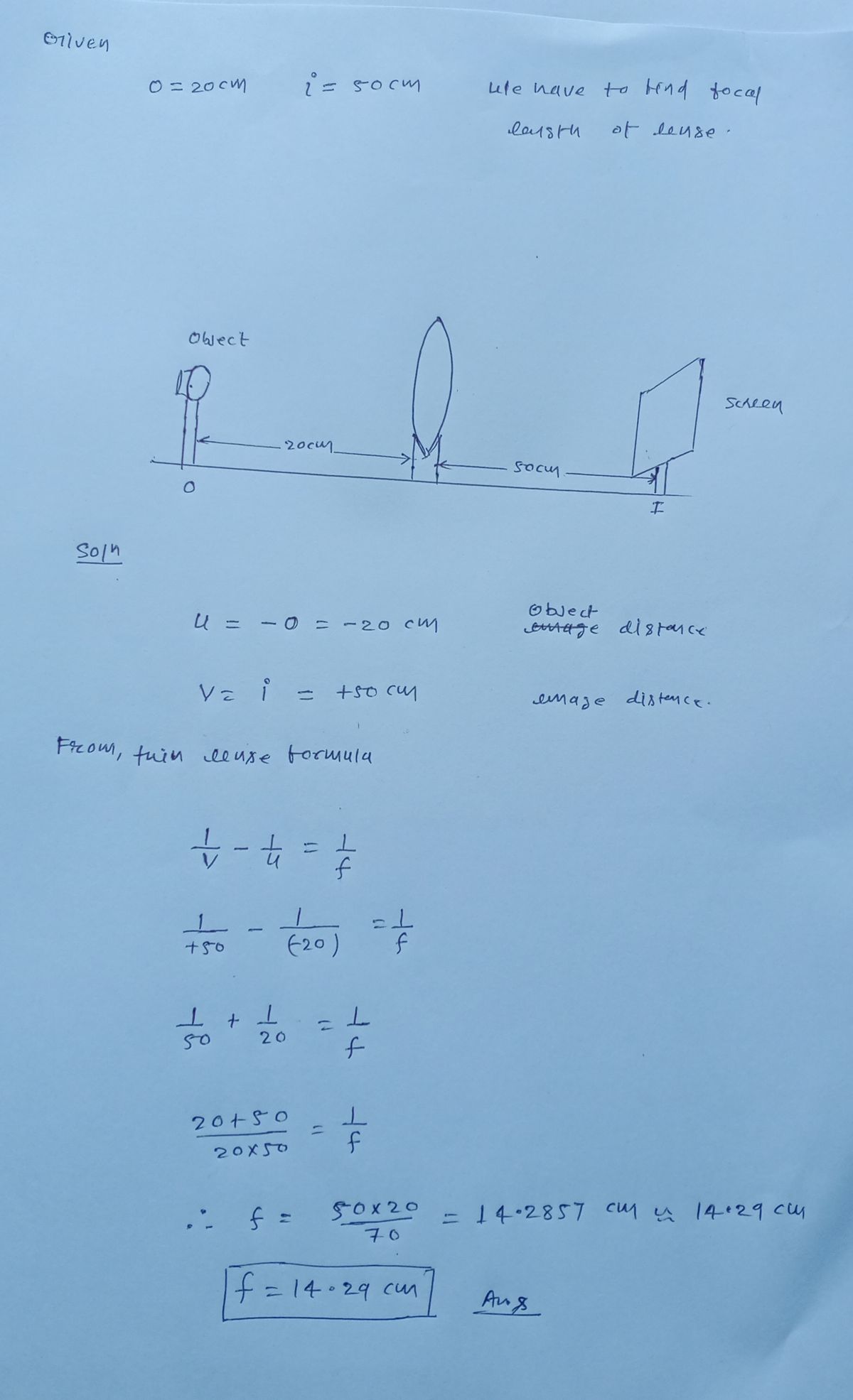 Physics homework question answer, step 1, image 1