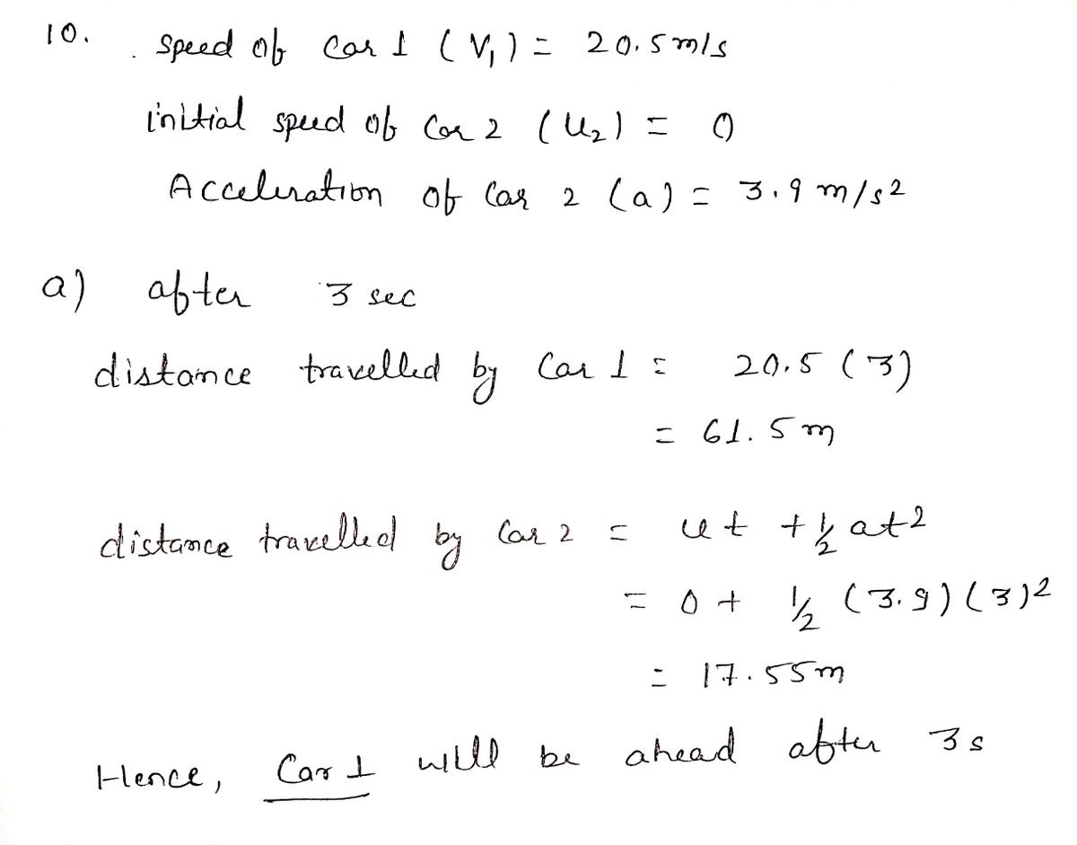 Physics homework question answer, step 1, image 1