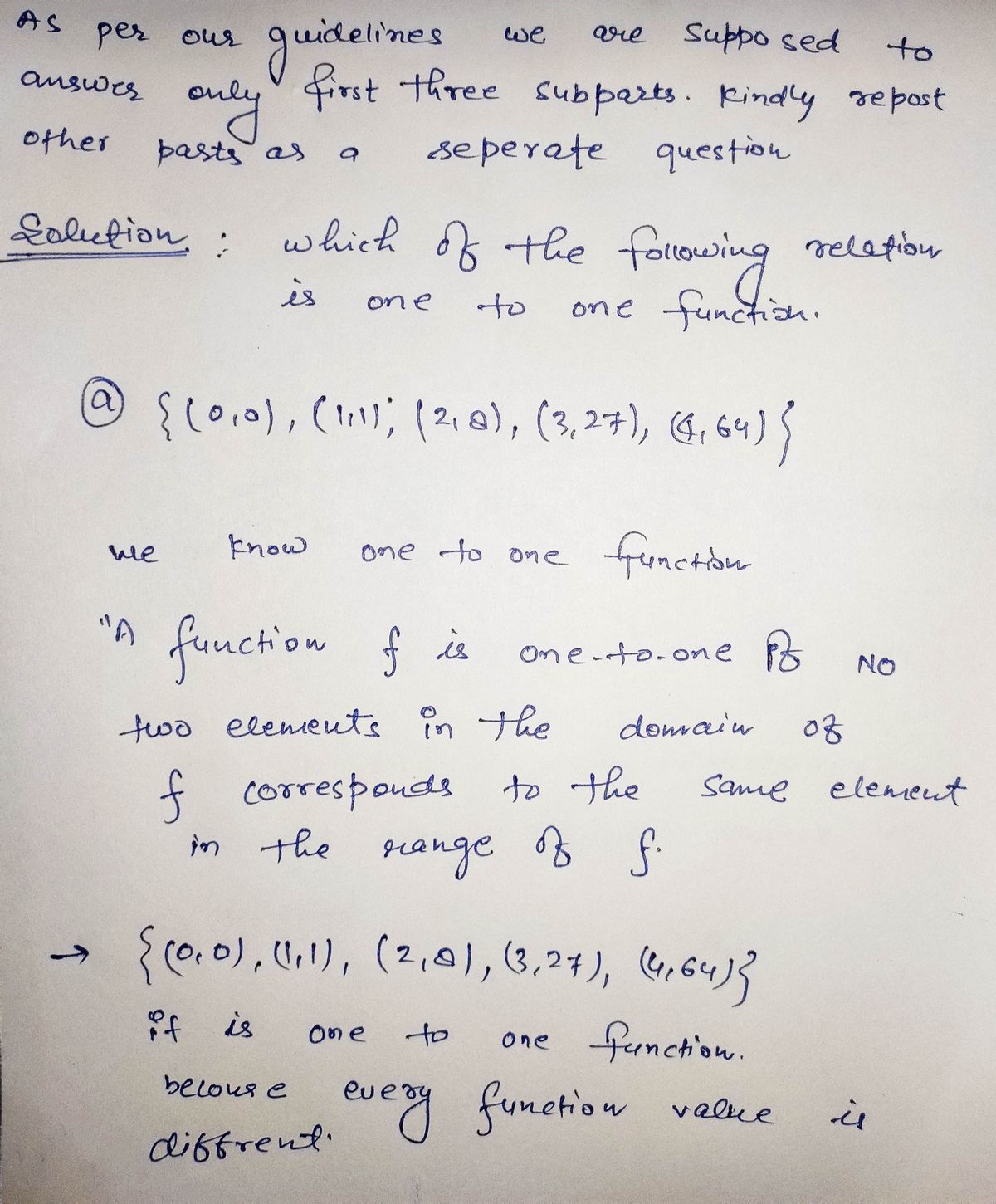 Algebra homework question answer, step 1, image 1