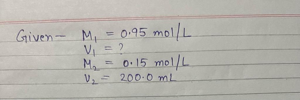 Chemistry homework question answer, step 1, image 1