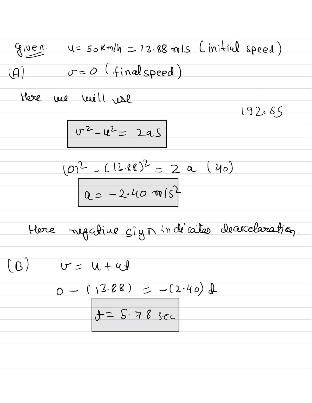 Physics homework question answer, step 1, image 1