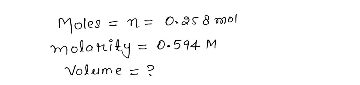 Chemistry homework question answer, step 1, image 1