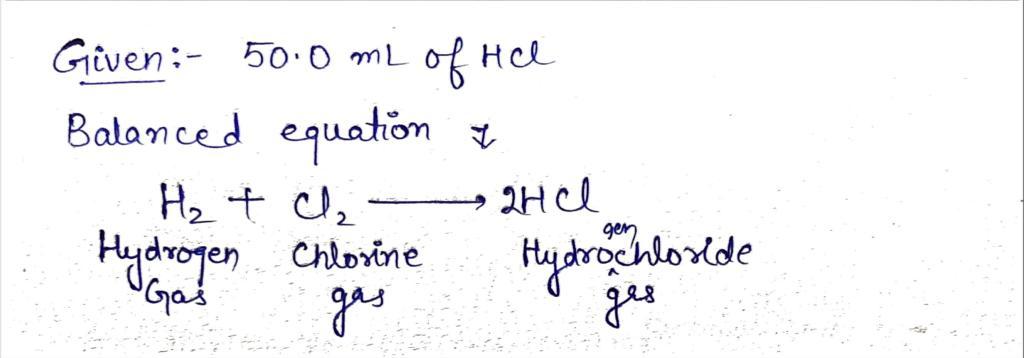 Chemistry homework question answer, step 1, image 1