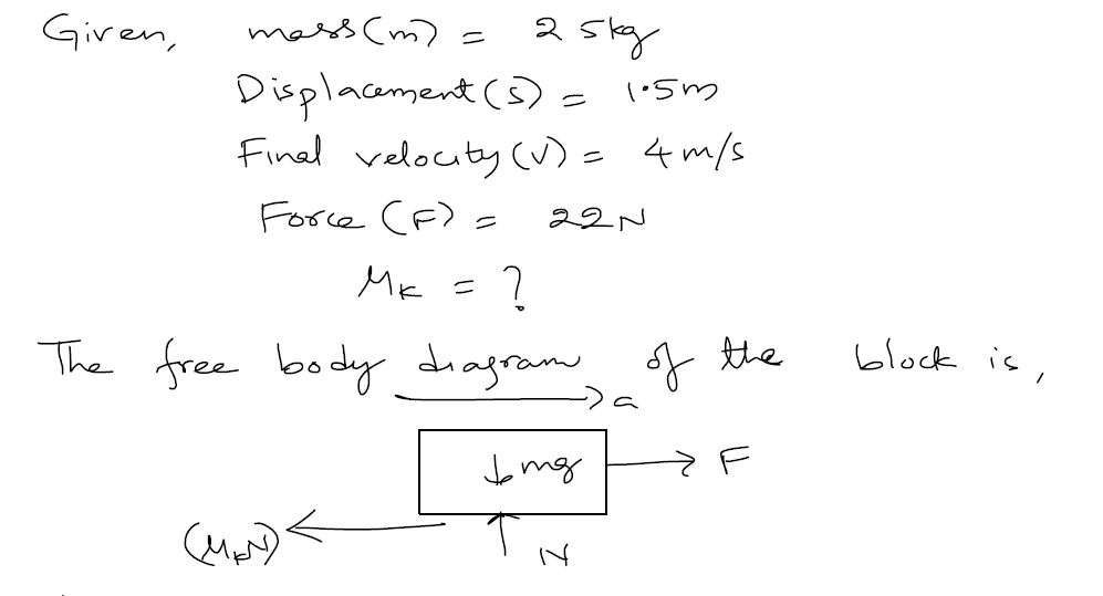 Physics homework question answer, step 1, image 1