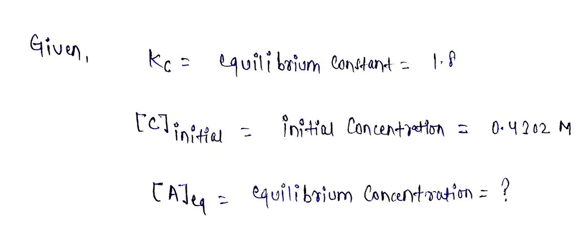 Chemistry homework question answer, step 1, image 1