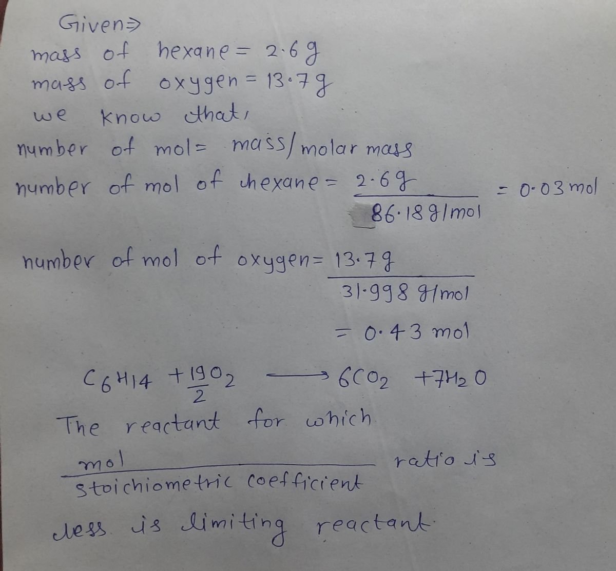 Chemistry homework question answer, step 1, image 1